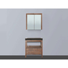 Saniclass Natural Wood Badmeubelset 60cm grey oak met wastafel natuursteen Black Spirit 1 kraangat inclusief spiegelkast SW8961 Saniclass Natural Wood Badmeubelset 60cm grey oak met wastafel natuursteen Black Spirit 1 kraangat inclusief spiegelkast SW8961