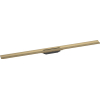 Hansgrohe RainDrain Flex Caniveau de douche - 120cm - raccourcissable - montage mural - brushed bronze SW1590370