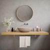 Ideavit Solidthin waskom - 50x33x14.5cm - Solid surface - Ovaal - Mat Beige SW857493