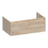 BRAUER Hope meuble sous-lavabo - 80x30x45,5cm - 1 tiroir à fermeture douce sans poignée - 1 découpe pour siphon - Forest Wheat SW1198862