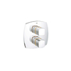 Grohe Grandera afbouwdeel T voor inbouwkraan thermostatisch met omstel: hoofd en handdouche chroom/goud 0437860 Grohe Grandera afbouwdeel T voor inbouwkraan thermostatisch met omstel: hoofd en handdouche chroom/goud 0437860