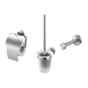 Haceka Kosmos chroom toiletset 3delig SW8192 Haceka Kosmos chroom toiletset 3delig SW8192