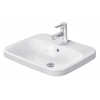 Duravit Durastyle vasque à poser 45,5x56 cm avec trou de robinetterie avec trop-plein blanc SW68336