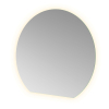 Hotbath &MORE Spiegel - 120x110cm - direct en indirect LED - spiegelverwarming - color changing - dimbaar - met afstandsbediening - zilver SW1246116