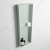 Mondiaz Easy nis 29.5x149.5x8cm voor Inbouw/opbouw 2 open vakken Solid surface Greey/Greey SW643834
