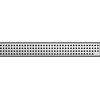 Aco Showerdrain c 1 delig square rooster voor douchegoot 118,5x7cm RVS GA50973 Aco Showerdrain c 1 delig square rooster voor douchegoot 118,5x7cm RVS GA50973