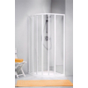 Sealskin Get Wet C110 douchecabine kwartrond 100x100x190cm mat zilver profiel en druppel kunststofglas CO8AN10CC013400