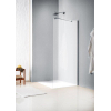 Sealskin Get Wet W205 inloopdouche 100x200cm mat zilver profiel en helder glas CO50031006010100