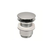 Plieger designplug zonder overloop 63mmx5/4 voor bodemdikte 45 60mm chroom 0500156