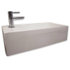 Exellence Metis fontein 50x25cm inclusief kraan sifon en afvoerplug wit SW745 Exellence Metis fontein 50x25cm inclusief kraan sifon en afvoerplug wit SW745