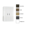 Sanicare Q6 - Q14 - Q16 kolomkast dubbel 67x32x90cm 2 deuren standaard greep met softclose Belluno SW536911 Sanicare Q6 - Q14 - Q16 kolomkast dubbel 67x32x90cm 2 deuren standaard greep met softclose Belluno SW536911