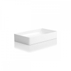 Laufen Living Square vasque à poser 60x34x10cm sans trou de robinetterie sans trop-plein SaphirKeramik blanc GA78113