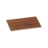 BRAUER natural wood Wastafelblad - 60x46x2cm - zonder kraangat - hout - natural walnut SW393180