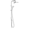 Kludi Fizz Dual Shower System avec inverseur, douche de tête et douchette et flexible chrome 0413053 Kludi Fizz Dual Shower System avec inverseur, douche de tête et douchette et flexible chrome 0413053