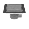 Easy Drain Aqua Plus Quattro Tegel vloerput met RVS afwerkdeel/RVS betegelbaar rooster en zijuitlaat 20x20cm inbouwdiepte 80 113mm waterslot 50 tot 25mm AQUA+20X20 MSI T 2302724 Easy Drain Aqua Plus Quattro Tegel vloerput met RVS afwerkdeel/RVS betegelbaar rooster en zijuitlaat 20x20cm inbouwdiepte 80 113mm waterslot 50 tot 25mm AQUA+20X20 MSI T 2302724