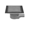 Easy Drain Aqua Plus Quattro Tegel vloerput met RVS afwerkdeel/RVS betegelbaar rooster en zijuitlaat 15x15cm inbouwdiepte 75 111mm waterslot 50 tot 25mm 2302723 Easy Drain Aqua Plus Quattro Tegel vloerput met RVS afwerkdeel/RVS betegelbaar rooster en zijuitlaat 15x15cm inbouwdiepte 75 111mm waterslot 50 tot 25mm 2302723