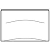Wisa zijpaneel voor bad Fontana en Toscana 80cm wit 0790010 Wisa zijpaneel voor bad Fontana en Toscana 80cm wit 0790010