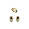 Fortifura Calvi koppelstuk - G1/2-G3/8 - set van 2 - geborsteld messing (goud) SW1236937