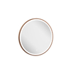 Crosswater Infinity spiegel – Ø60 cm – directe LED rondom – Brons geborsteld SW1026398