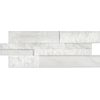 Keradom Marmi carreau de mur 16x40cm 10mm anti-gel blanc mat SW450983