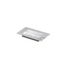 INK Post wastafel - 80x45x1cm - 1 wasbak - 1 kraangat - keramiek Statuario glans SW693217