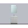 Saniclass New Future badmeubel 60cm hoogglans wit met spiegelkast rechtsdraaiend SW8813 Saniclass New Future badmeubel 60cm hoogglans wit met spiegelkast rechtsdraaiend SW8813