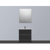Saniclass EVO badmeubelset 60cm Black Diamond 1 kraangat met spiegel SW8778 Saniclass EVO badmeubelset 60cm Black Diamond 1 kraangat met spiegel SW8778