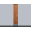 Saniclass Natural Wood hoge kast 160cm massief hout grey oak inclusief onderstel SW2820 Saniclass Natural Wood hoge kast 160cm massief hout grey oak inclusief onderstel SW2820