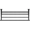 Duravit Starck T Handdoekhouder - 4 rijen - 61cm - mat zwart SW297093