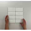 SAMPLE Terravito Galeno wandtegel - 7.5x15cm - 8.5mm - Rechthoek - Wit glans SW736179