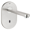 GROHE Eurosmart Cosmopolitan E - partie apparente robinet mural - bec 23cm - sans mélange - transformateur 230V - inox 0437788