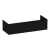BRAUER Hope meuble sous-lavabo - 119x30x45.5cm - 2 tiroirs à fermeture amortie - sans poignées - 2 découpes pour siphon - Timber Black SW1198875