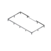 Kaldewei Xetis potenframe max. afmeting 180x120cm 0342711 Kaldewei Xetis potenframe max. afmeting 180x120cm 0342711