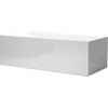 Clou InBe ligbad voor plaatsing tegen de muur met popup plug overloop en sifon rechthoek wit acryl L172xB60.5xD74cm SW9407 Clou InBe ligbad voor plaatsing tegen de muur met popup plug overloop en sifon rechthoek wit acryl L172xB60.5xD74cm SW9407