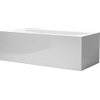 Clou InBe vrijstaand ligbad met popup plug overloop en sifon rechthoek wit acryl L178xD60.5xB80cm SW9399 Clou InBe vrijstaand ligbad met popup plug overloop en sifon rechthoek wit acryl L178xD60.5xB80cm SW9399