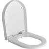 Clou First toiletzitting met deksel 36x4.8cm soft close en quick release Wit SW9392