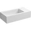 Clou Flush 3 fontein met voorbewerkt kraangat en plug rechts aluite B36xH9xD18cm SW9364 Clou Flush 3 fontein met voorbewerkt kraangat en plug rechts aluite B36xH9xD18cm SW9364