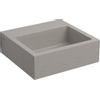 Clou Flush 1 fontein zonder kraangat met plug beton B28xH9xD27cm SW9351 Clou Flush 1 fontein zonder kraangat met plug beton B28xH9xD27cm SW9351
