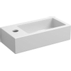 Clou Flush 3 fontein 36x18x9cm kraangat links Keramiek Wit SW9330 Clou Flush 3 fontein 36x18x9cm kraangat links Keramiek Wit SW9330