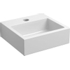 Clou Flush 1 fontein met kraangat en plug wit keramiek B28xH9xD27cm SW9324 Clou Flush 1 fontein met kraangat en plug wit keramiek B28xH9xD27cm SW9324