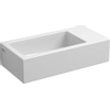 Clou Flush 3 fontein zonder kraangat met plug rechts wit keramiek B36xH9xD18cm SW9329 Clou Flush 3 fontein zonder kraangat met plug rechts wit keramiek B36xH9xD18cm SW9329