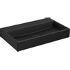 Clou Mini Wash Me fontein zonder kraangat zonder plug mat zwart keramiek B38xH6xD24cm SW9310 Clou Mini Wash Me fontein zonder kraangat zonder plug mat zwart keramiek B38xH6xD24cm SW9310