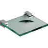 Clou Quadria zeepschaal chroom en helder glas B13xH2xD12.1cm SW9762 Clou Quadria zeepschaal chroom en helder glas B13xH2xD12.1cm SW9762