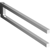 Clou Quadria zwenkbaar handdoekrek dubbel chroom B1.4xH7.1xD35.7cm SW9770 Clou Quadria zwenkbaar handdoekrek dubbel chroom B1.4xH7.1xD35.7cm SW9770