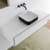 Mondiaz Lagom Meuble salle de bains 120x30.9x45cm Solid Surface Urban 1 tiroir avec lavabo BINX vasque à poser Centre sans trous de robinet SW409280