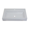 Throne Bathrooms Plane wastafel 75cm wit SW940 Throne Bathrooms Plane wastafel 75cm wit SW940