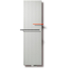 Vasco Bryce Plus BV radiateur design 2200x450mm 1950W raccordement 0066 blanc structuré 7211811