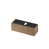 INK Wastafelonderkast - 120x45x40cm - 1 lade - greeploos - met houten keerlijst - MDF - Ash grey SW493842