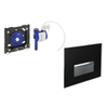 Geberit Sigma 50 urinoir stuursysteem pneumatisch met handbediening 13x13cm met bedieningsplaat gitzwart RAL9005 0730018 Geberit Sigma 50 urinoir stuursysteem pneumatisch met handbediening 13x13cm met bedieningsplaat gitzwart RAL9005 0730018