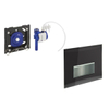 Geberit Sigma 50 urinoir stuursysteem pneumatisch met handbediening 13x13cm met bedieningsplaat spiegelend rookglas 0730021 Geberit Sigma 50 urinoir stuursysteem pneumatisch met handbediening 13x13cm met bedieningsplaat spiegelend rookglas 0730021